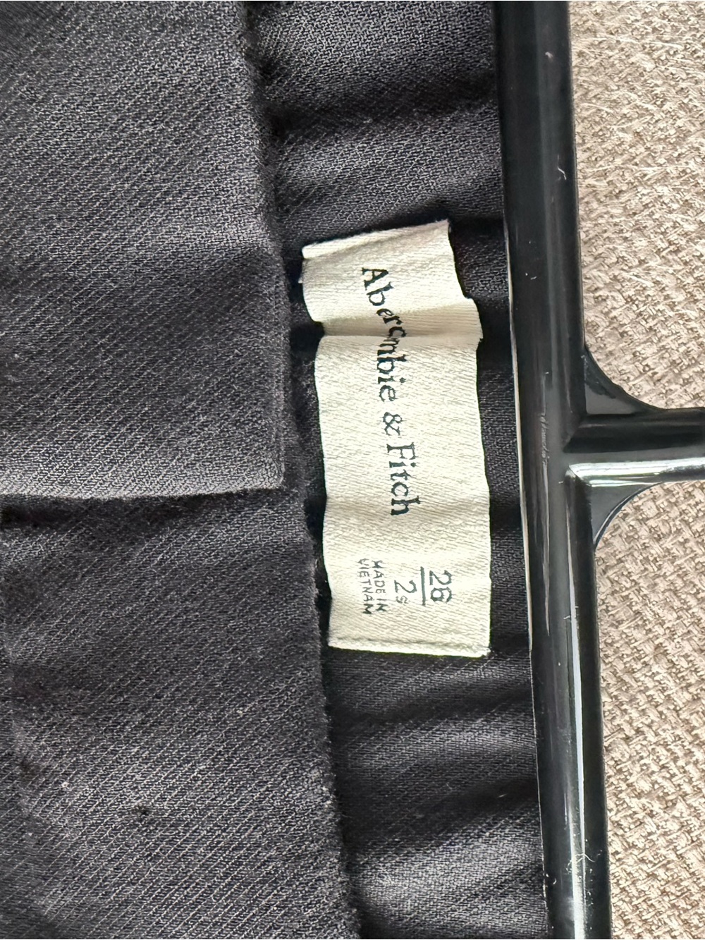Abercrombie & Fitch Black High-Waist Wide-Leg Pants - Picture 4 of 4